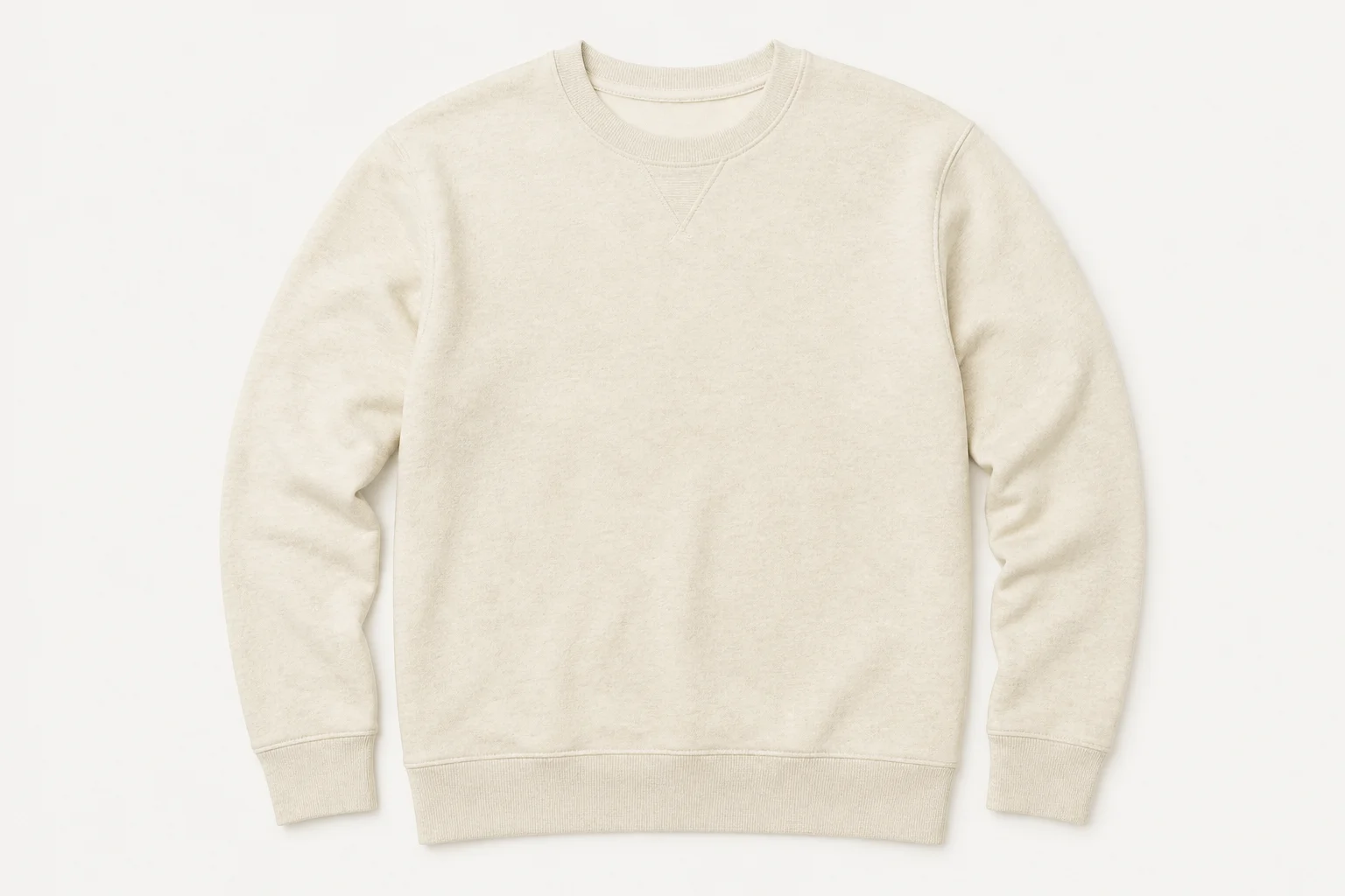 Blank Crew Sweatshirt — Oatmeal